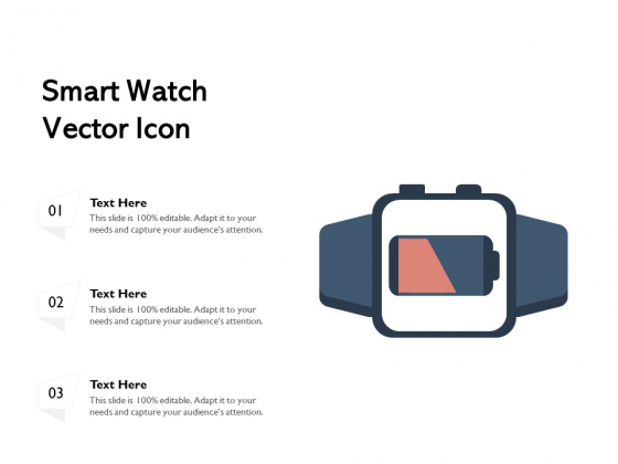 Smart Watch Vector Icon Ppt PowerPoint Presentation File Brochure PDF