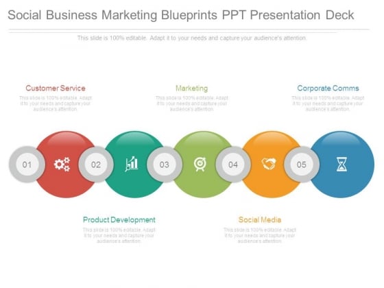 Social Business Marketing Blueprints Ppt Presentation Deck