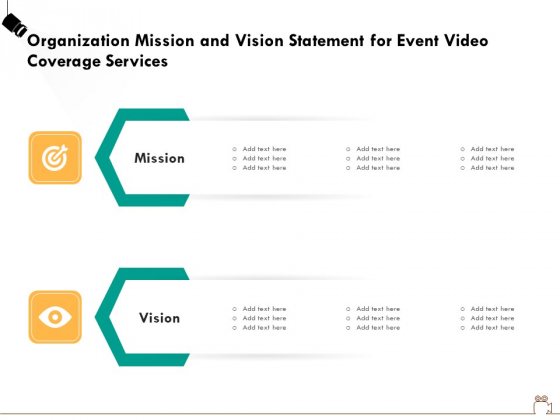 Social Gathering Movie Making Organization Mission And Vision Statement For Event Video Coverage Brochure PDF Social Gathering Movie Making Organization Mission And Vision Statement For Event Video Coverage Brochure PDF