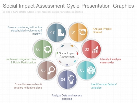 Social Impact Assessment Cycle Presentation Graphics