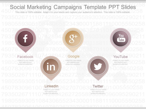 Social Marketing Campaigns Template Ppt Slides Social Marketing Campaigns Template Ppt Slides