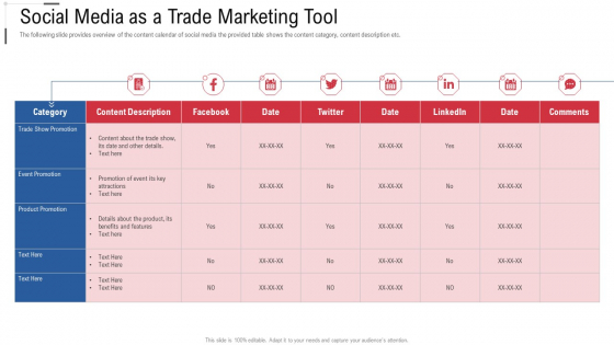 Social Media As A Trade Marketing Tool Online Trade Marketing And Promotion Demonstration PDF Social Media As A Trade Marketing Tool Online Trade Marketing And Promotion Demonstration PDF