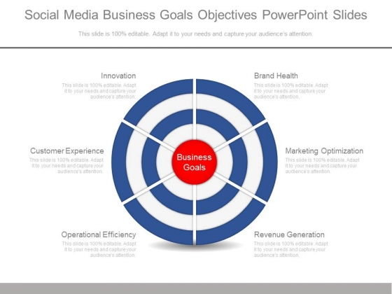 Social Media Business Goals Objectives Powerpoint Slides Social Media Business Goals Objectives Powerpoint Slides