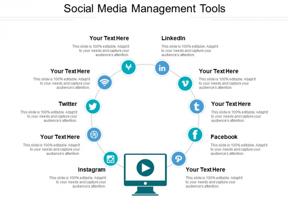 Social Media Management Tools Ppt PowerPoint Presentation Gallery Example PDF