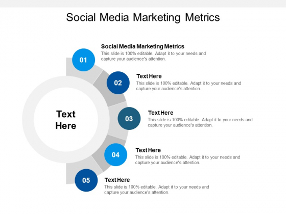 Social Media Marketing Metrics Ppt PowerPoint Presentation Gallery Aids Cpb