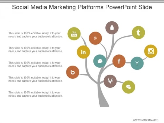 Social Media Marketing Platforms Powerpoint Slide Social Media Marketing Platforms Powerpoint Slide