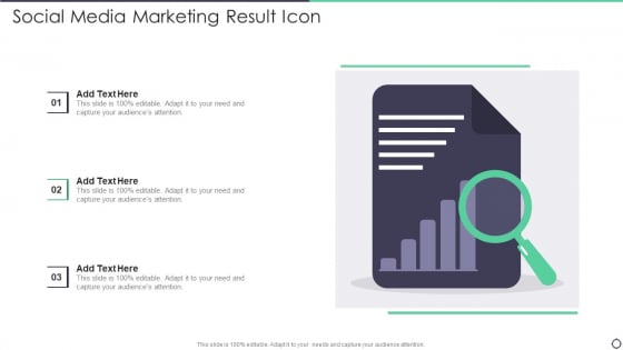 Social Media Marketing Result Icon Structure PDF