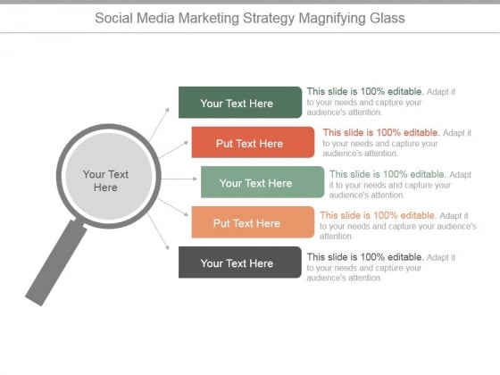 Social Media Marketing Strategy Magnifying Glass Ppt PowerPoint Presentation Slide Download Social Media Marketing Strategy Magnifying Glass Ppt PowerPoint Presentation Slide Download