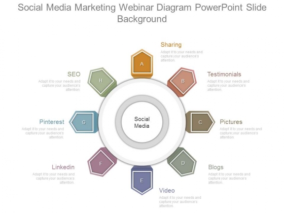 Social Media Marketing Webinar Diagram Powerpoint Slide Background Social Media Marketing Webinar Diagram Powerpoint Slide Background