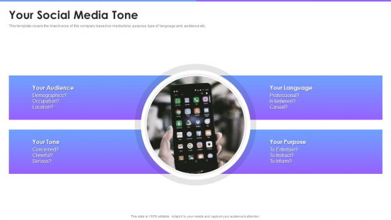 Social Media Promotion Pitch Deck Your Social Media Tone Demonstration PDF Social Media Promotion Pitch Deck Your Social Media Tone Demonstration PDF