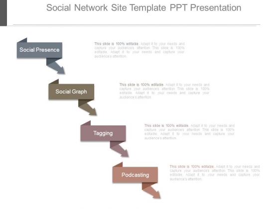 Social Network Site Template Ppt Presentation Social Network Site Template Ppt Presentation