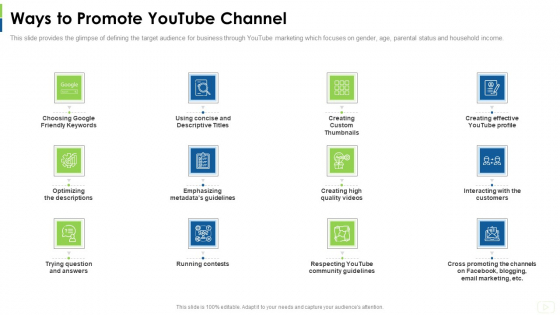 Social Platform As Profession Ways To Promote Youtube Channel Ppt Professional Graphics Download PDF Social Platform As Profession Ways To Promote Youtube Channel Ppt Professional Graphics Download PDF