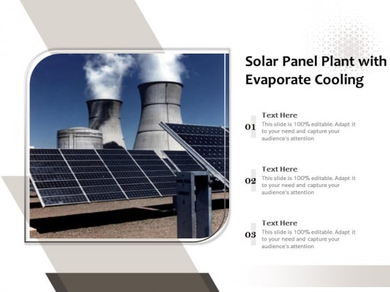Solar Panel Plant With Evaporate Cooling Ppt PowerPoint Presentation Gallery Format PDF Solar Panel Plant With Evaporate Cooling Ppt PowerPoint Presentation Gallery Format PDF