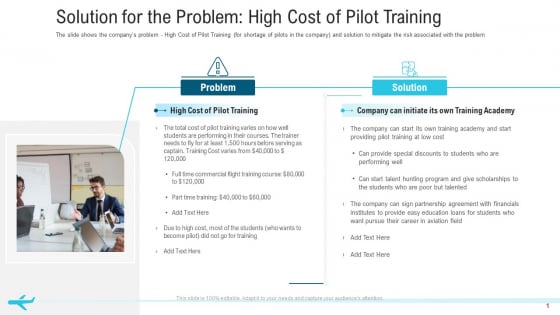 Solution For The Problem High Cost Of Pilot Training Professional PDF Solution For The Problem High Cost Of Pilot Training Professional PDF