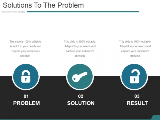 Solutions To The Problem Ppt PowerPoint Presentation Show Solutions To The Problem Ppt PowerPoint Presentation Show
