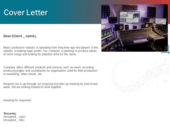 Sound Production Firm Agreement Proposal Cover Letter Ppt Styles Picture PDF Sound Production Firm Agreement Proposal Cover Letter Ppt Styles Picture PDF