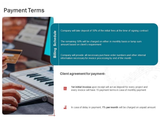 Sound Production Firm Agreement Proposal Payment Terms Ppt Infographic Template Good PDF