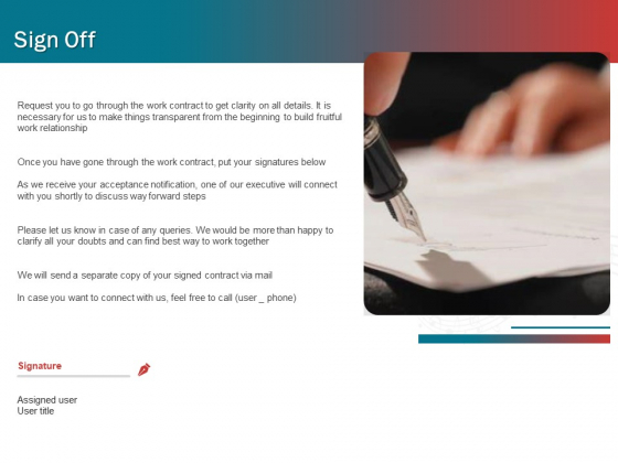 Sound Production Firm Agreement Proposal Sign Off Ppt Outline Deck PDF Sound Production Firm Agreement Proposal Sign Off Ppt Outline Deck PDF