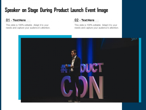 Speaker On Stage During Product Launch Event Image Ppt PowerPoint Presentation Infographics Clipart PDF Speaker On Stage During Product Launch Event Image Ppt PowerPoint Presentation Infographics Clipart PDF