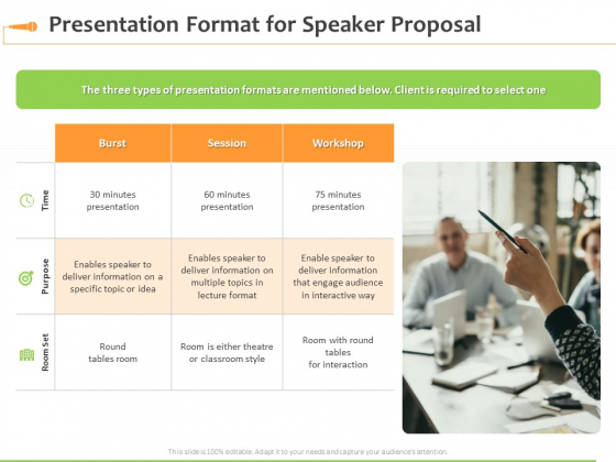 Speaking Engagement Presentation Format For Speaker Proposal Ppt Outline Example PDF Speaking Engagement Presentation Format For Speaker Proposal Ppt Outline Example PDF