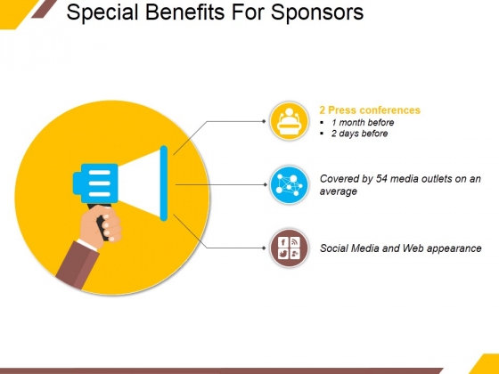Special Benefits For Sponsors Ppt PowerPoint Presentation Summary Shapes Special Benefits For Sponsors Ppt PowerPoint Presentation Summary Shapes