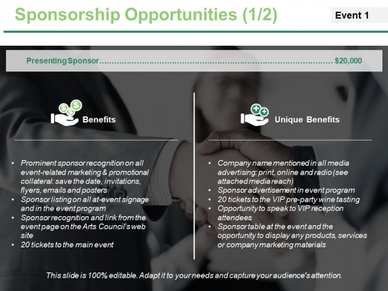 Sponsorship Opportunities Template 2 Ppt PowerPoint Presentation Summary Slideshow Sponsorship Opportunities Template 2 Ppt PowerPoint Presentation Summary Slideshow