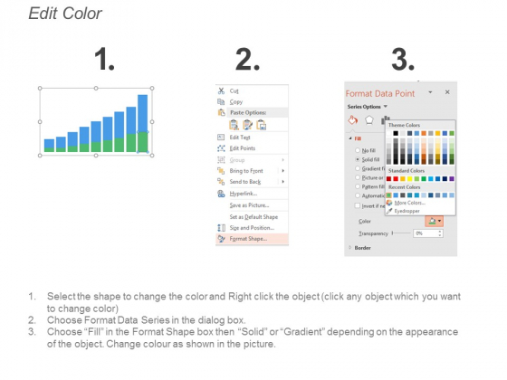 5 Column Chart Template