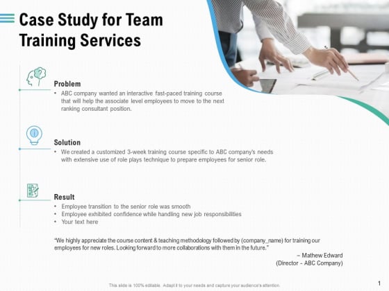 Staff Engagement Training And Development Case Study For Team Training Services Introduction PDF Staff Engagement Training And Development Case Study For Team Training Services Introduction PDF