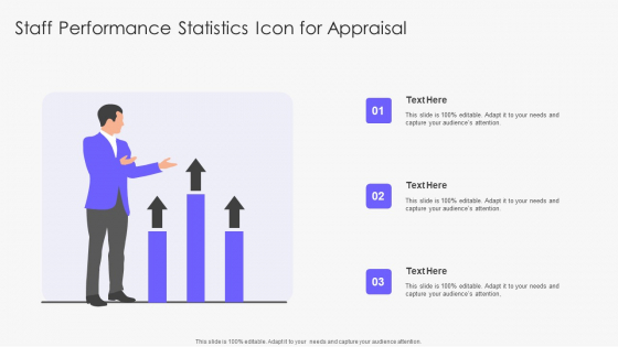 Staff Performance Statistics Icon For Appraisal Icons PDF