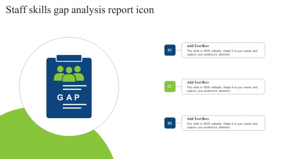 Staff Skills Gap Analysis Report Icon Icons PDF