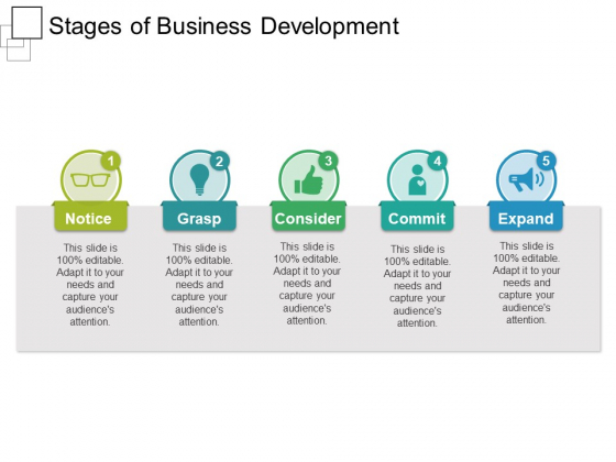 Stages Of Business Development Ppt PowerPoint Presentation Ideas Slideshow