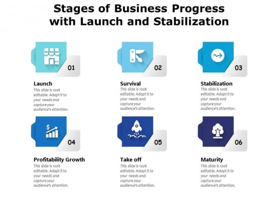 Stages Of Business Progress With Launch And Stabilization Ppt PowerPoint Presentation Gallery Mockup PDF Stages Of Business Progress With Launch And Stabilization Ppt PowerPoint Presentation Gallery Mockup PDF