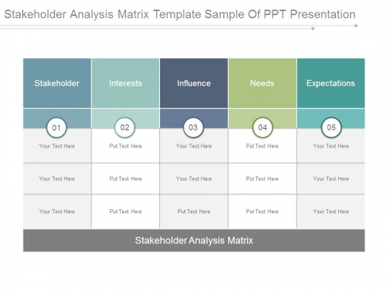 Stakeholder Map - Slide Geeks