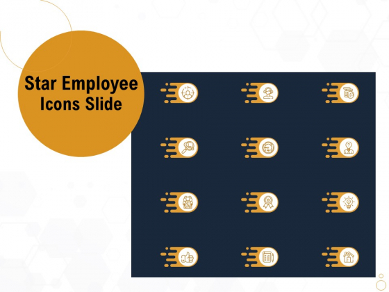 Star Employee Icons Slide Ppt Summary Picture PDF