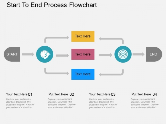 Start To End Process Flowchart Powerpoint Templates Powerpoint Templates