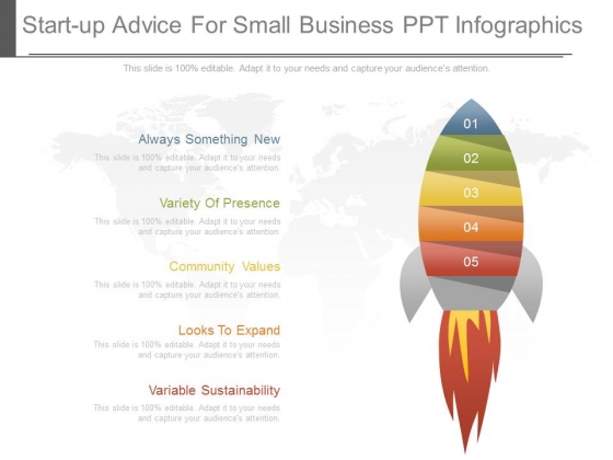 Start Up Advice For Small Business Ppt Infographics Start Up Advice For Small Business Ppt Infographics