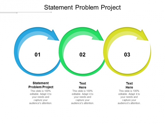 Statement Problem Project Ppt PowerPoint Presentation Icon Graphics Download Cpb
