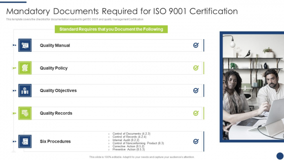 Steps To Achieve ISO 9001 Certification Mandatory Documents Required For ISO 9001 Certification Mockup PDF Steps To Achieve ISO 9001 Certification Mandatory Documents Required For ISO 9001 Certification Mockup PDF