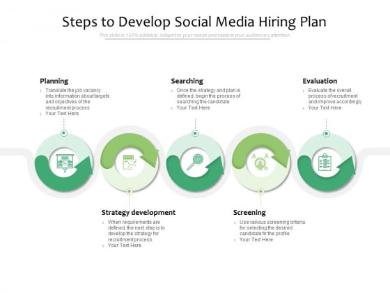 Steps To Develop Social Media Hiring Plan Ppt PowerPoint Presentation Portfolio Slideshow Steps To Develop Social Media Hiring Plan Ppt PowerPoint Presentation Portfolio Slideshow