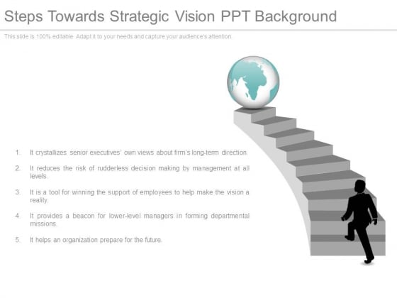 Steps Towards Strategic Vision Ppt Background Steps Towards Strategic Vision Ppt Background