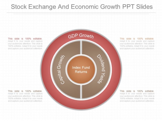 Stock Exchange And Economic Growth Ppt Slides