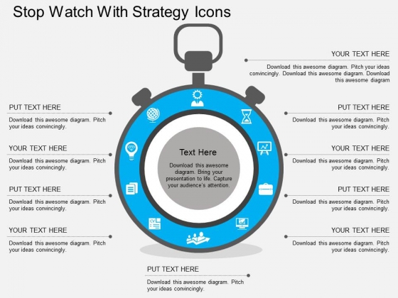 Stop Watch With Strategy Icons Powerpoint Templates Stop Watch With Strategy Icons Powerpoint Templates