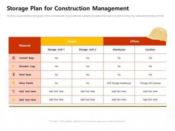 Storage Plan For Construction Management Work Ppt Summary Graphics PDF Storage Plan For Construction Management Work Ppt Summary Graphics PDF