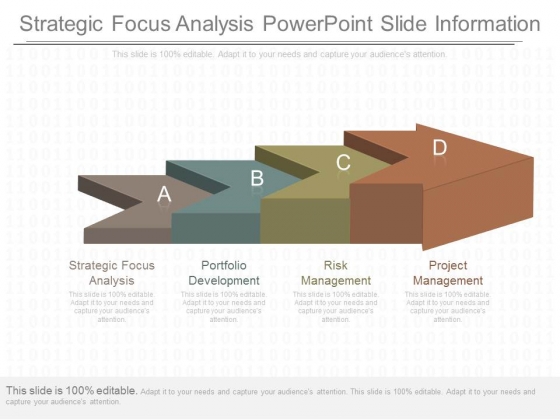 Strategic Focus Analysis Powerpoint Slide Information