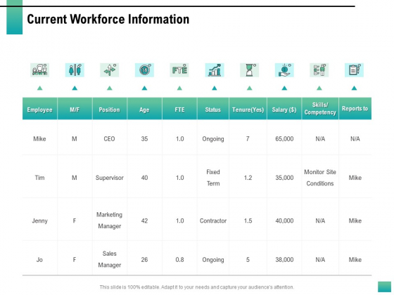 Strategic Manpower Management Current Workforce Information Diagrams PDF Strategic Manpower Management Current Workforce Information Diagrams PDF