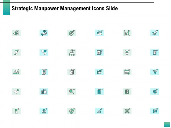 Strategic Manpower Management Icons Slide Portrait PDF Strategic Manpower Management Icons Slide Portrait PDF