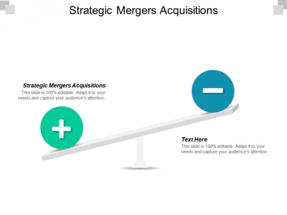 Strategic Mergers Acquisitions Ppt PowerPoint Presentation Layouts Infographics Cpb