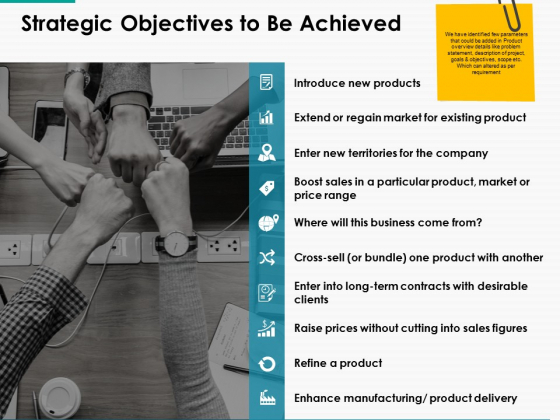Strategic Objectives To Be Achieved Ppt Powerpoint Presentation Infographic Template Backgrounds