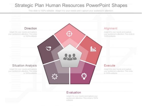 Strategic Plan Human Resources Powerpoint Shapes