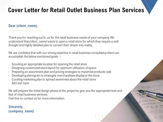 Strategic Plan Retail Store Cover Letter For Retail Outlet Business Plan Services Ppt Layouts Tips PDF Strategic Plan Retail Store Cover Letter For Retail Outlet Business Plan Services Ppt Layouts Tips PDF